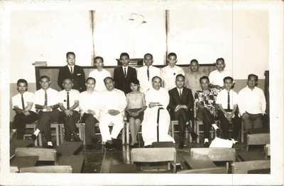 Celing as a professor of Law at the University of San Jose - Recoletos. He was later appointed as Dean of the College of Law. Photo taken from the Marcelo B. Fernan Library.